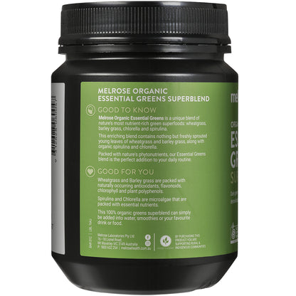 Melrose Organic Essential Greens