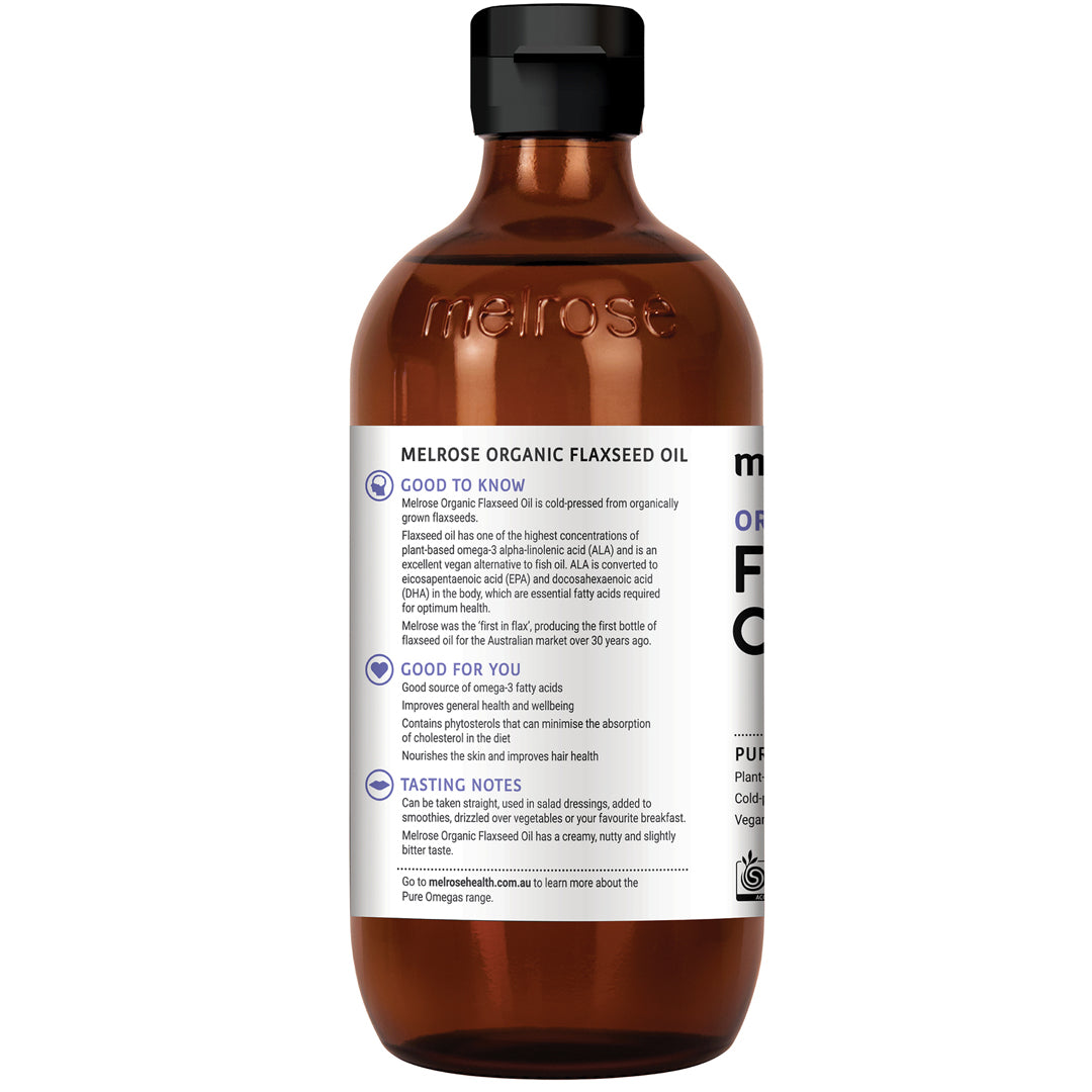 Melrose Organic Flaxseed Oil