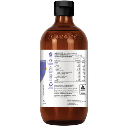 Melrose Organic Flaxseed Oil
