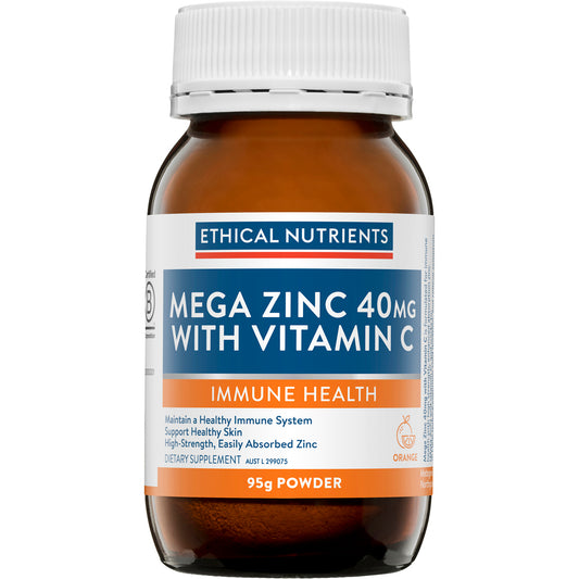 Ethical Nutrients Mega Zinc with Vitamin C Powder