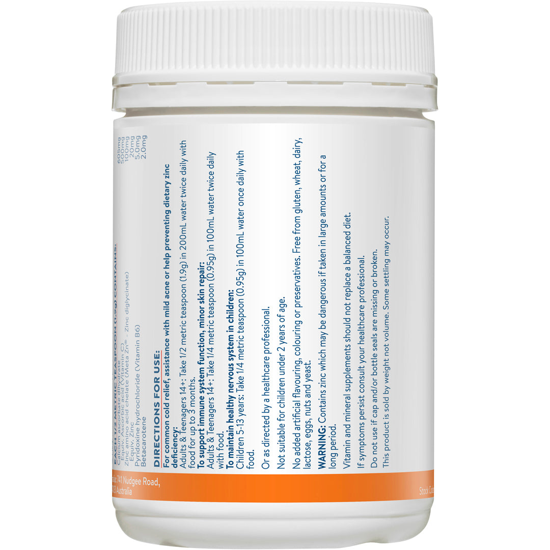 Ethical Nutrients Mega Zinc with Vitamin C Powder