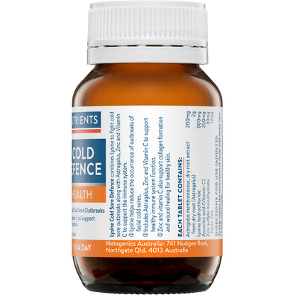 Ethical Nutrients Lysine Viral Cold Sore Defence