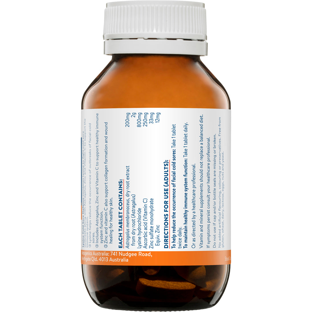 Ethical Nutrients Lysine Viral Cold Sore Defence