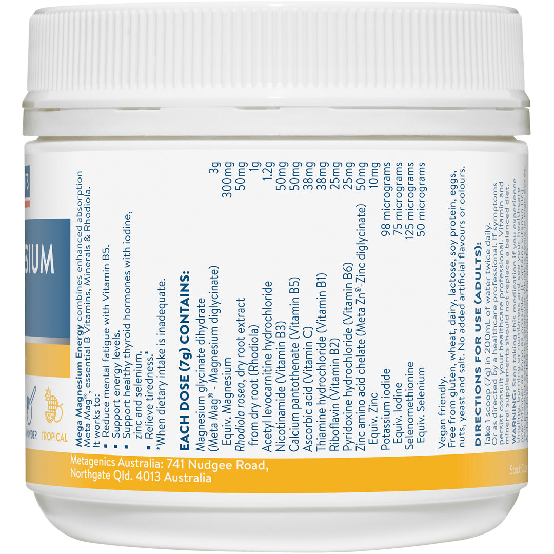 Ethical Nutrients Mega Magnesium Energy