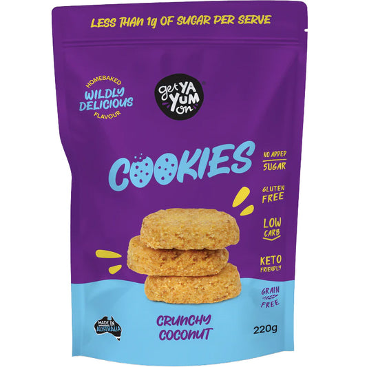 GetYaYumOn Bigger Cookies Crunchy Coconut