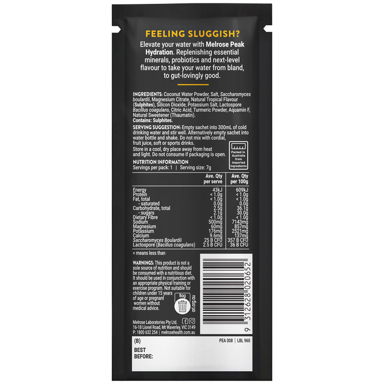 Melrose Peak Hydration + Gut Restore