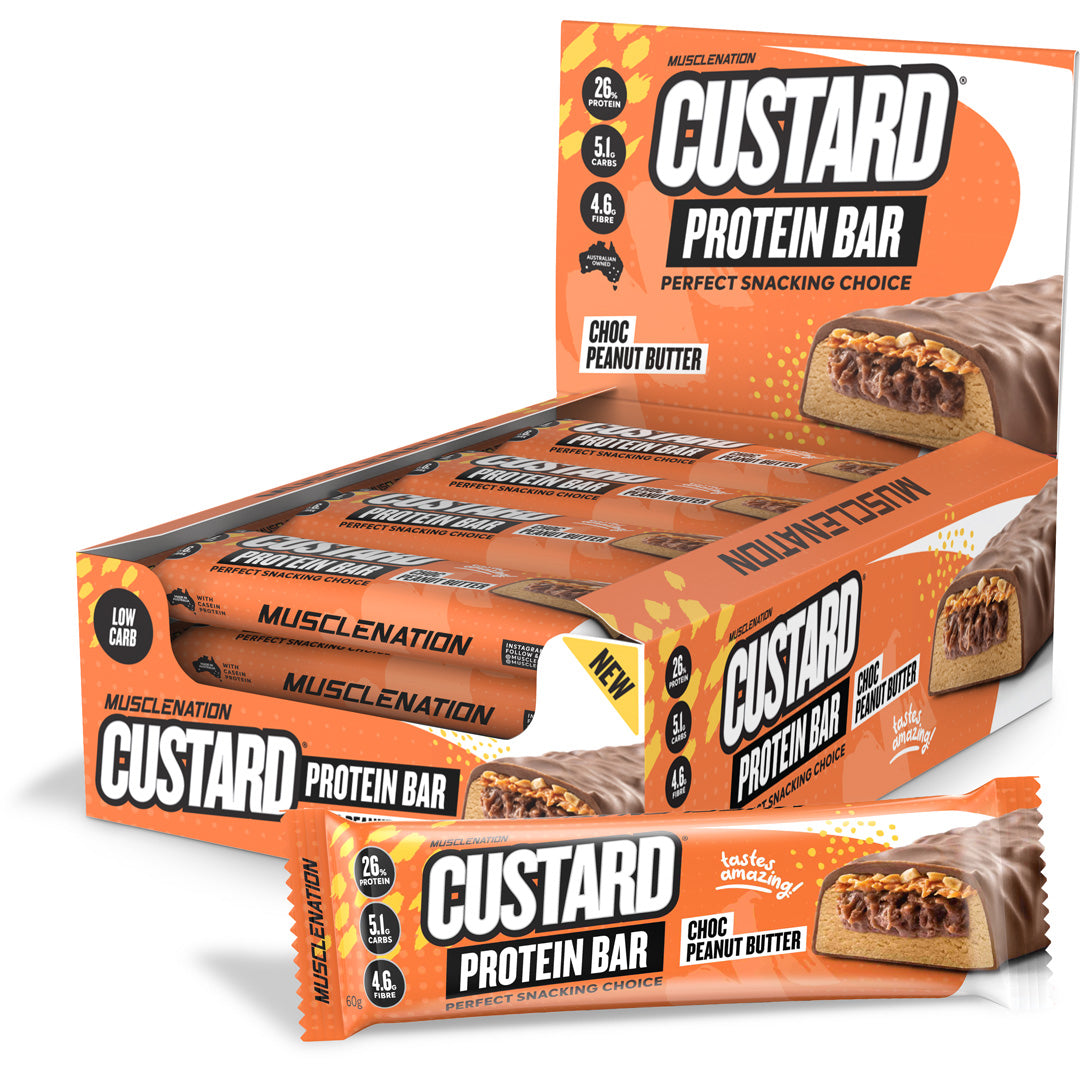 Muscle Nation Custard Protein Bar