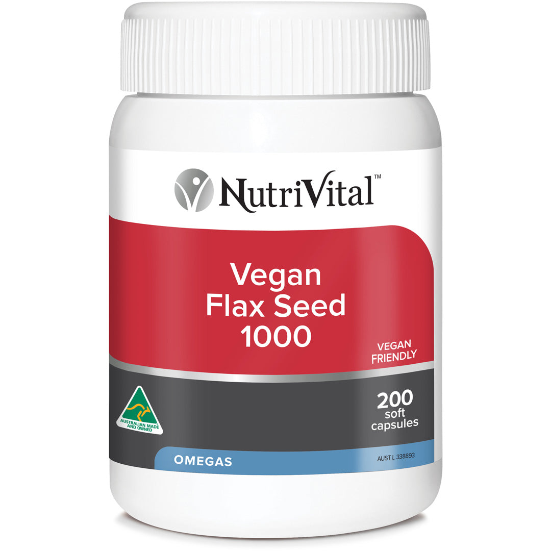 NutriVital Vegan Flaxseed Oil 1000