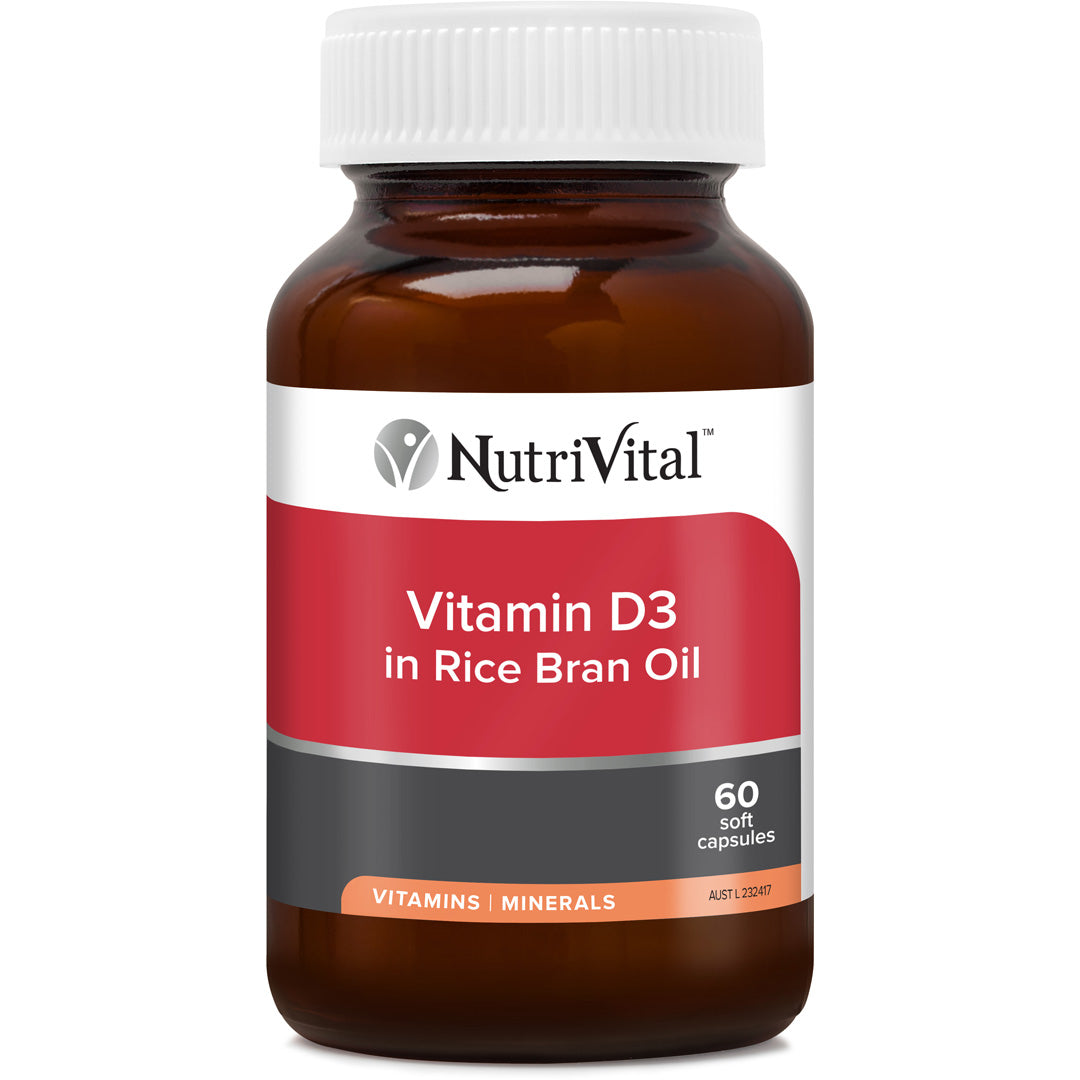 NutriVital Vitamin D3 in Rice Bran Oil