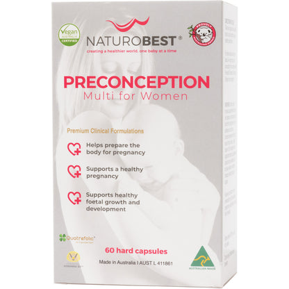 NaturoBest Preconception Multi for Women