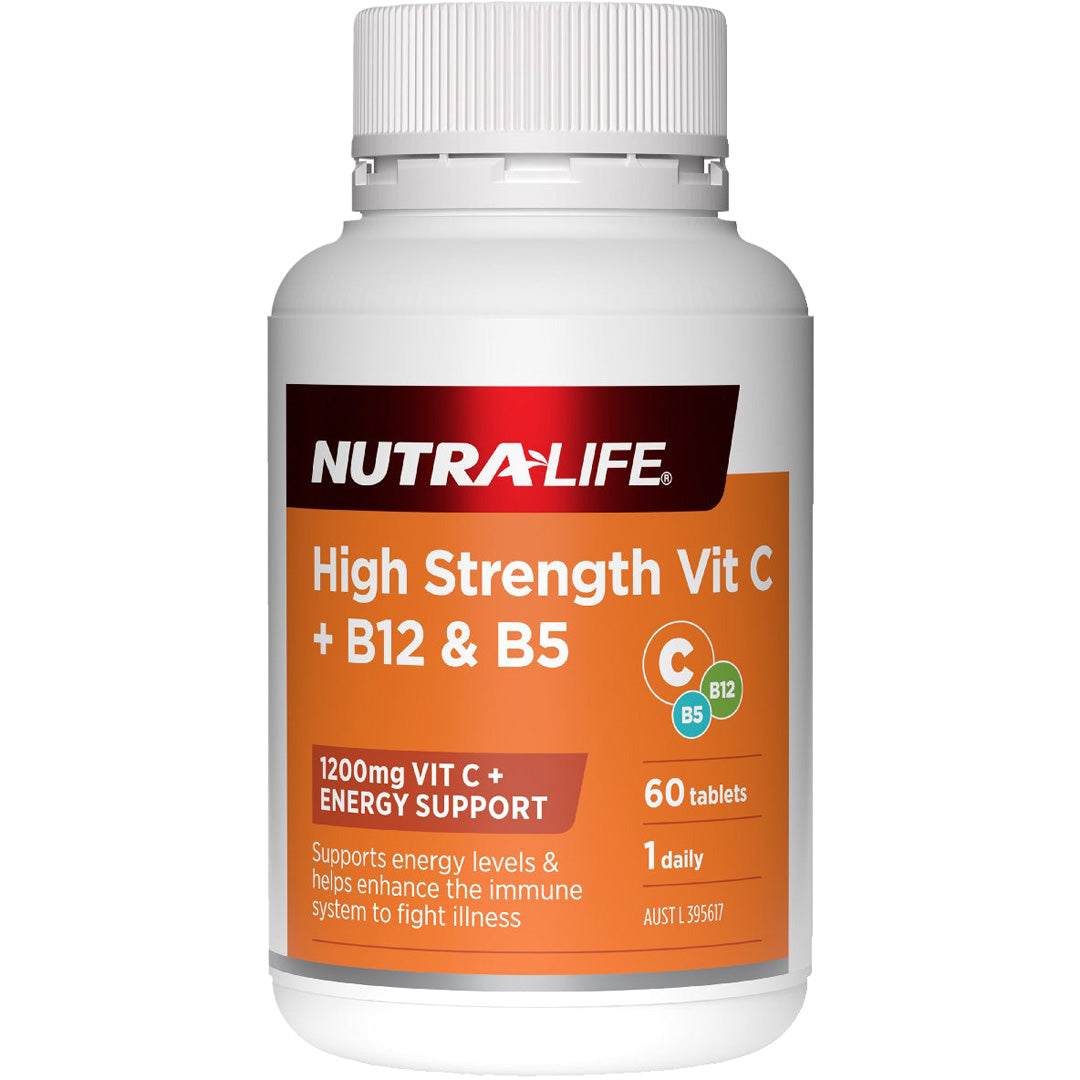 Nutra-Life High Strength Vitamin C + B12 & B5