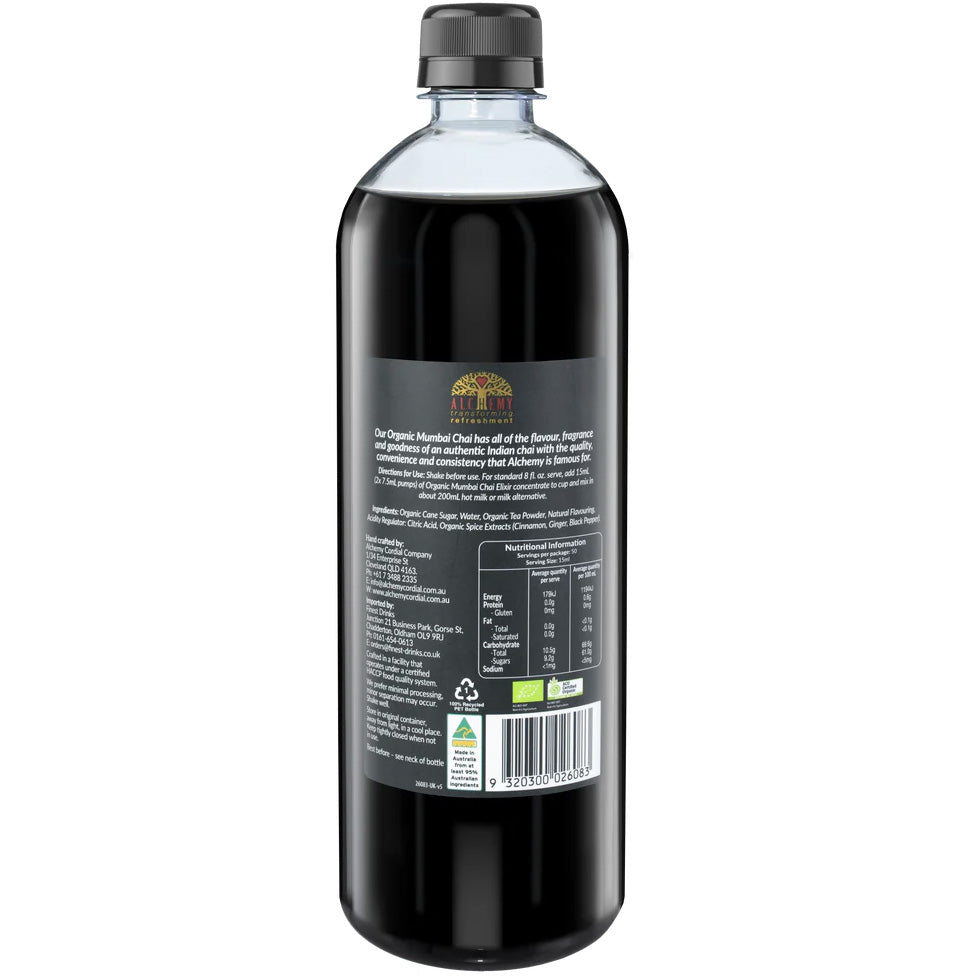 Alchemy Cordial Organic Mumbai Chai Elixir