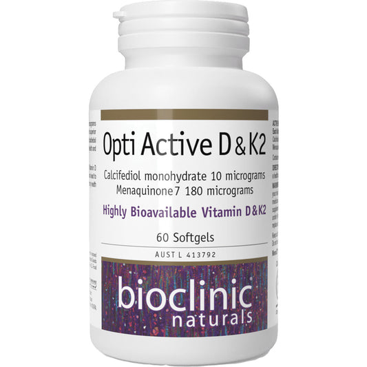 Bioclinic Naturals Opti Active D & K2