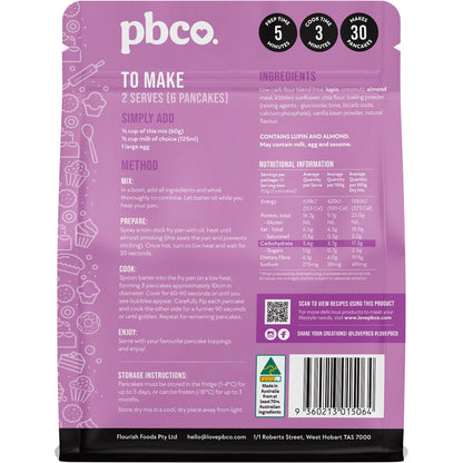 PBCo. Low Carb Pancake & Pikelet Mix