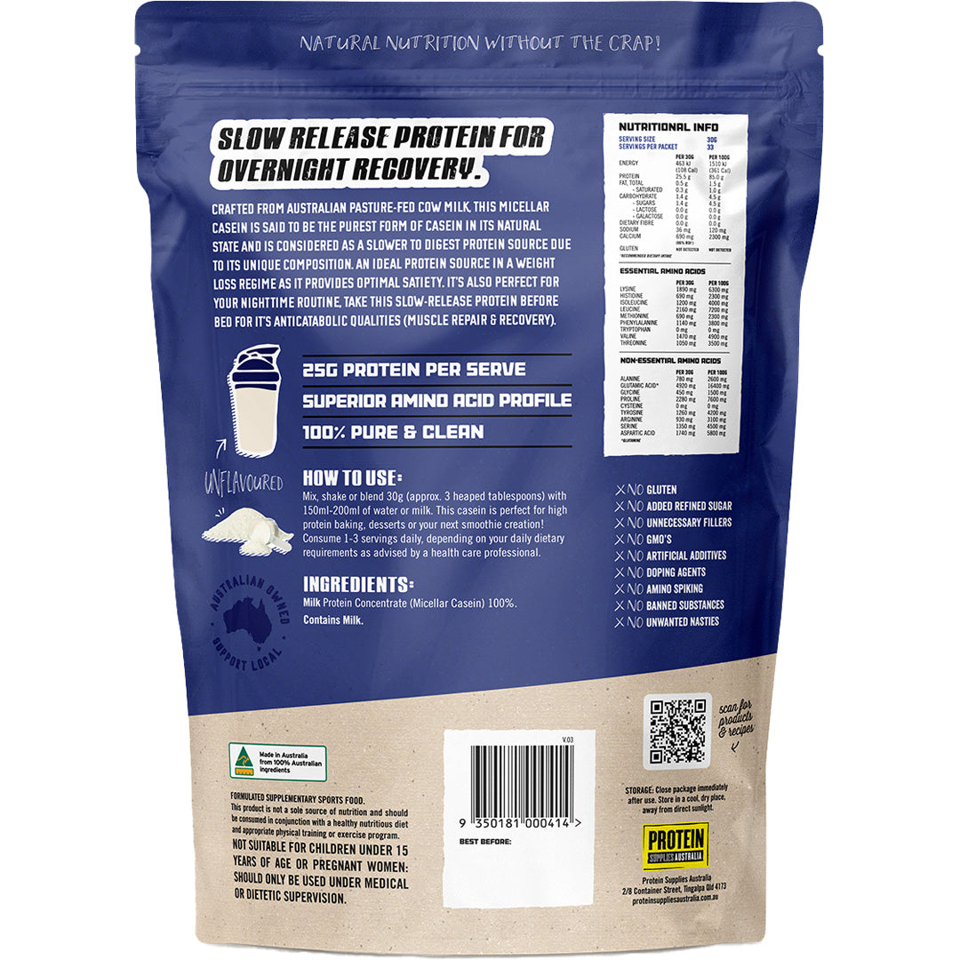 Protein Supplies Australia Micellar Casein Protein