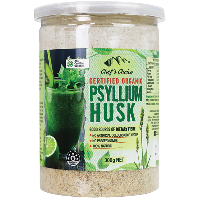 Chef's Choice Certified Organic Psyllium Husk