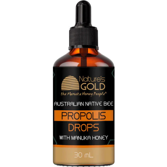 Nature's Gold Australian Native Bee Propolis Drops with Manuka Honey