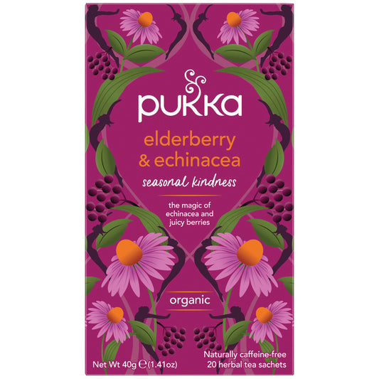Pukka Herbs Elderberry & Echinacea Tea