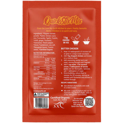Love My Earth Butter Chicken Organic Recipe Base