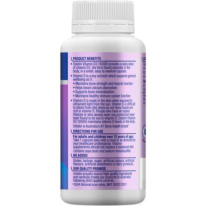 Ostelin Vitamin D3 1000IU