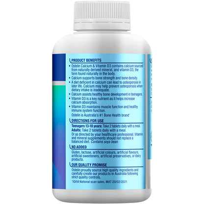 Ostelin Calcium & Vitamin D3 Tablets