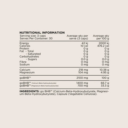 Switch BHB Beta-Hydroxybutyrate