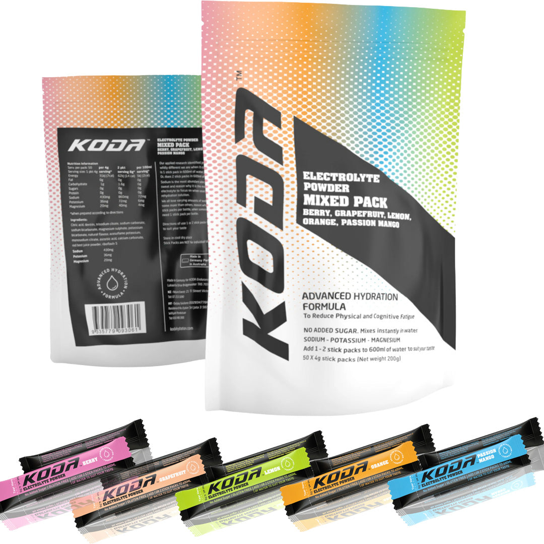 Koda Electrolyte Powder Mixed Pack (50 Stick Pack)