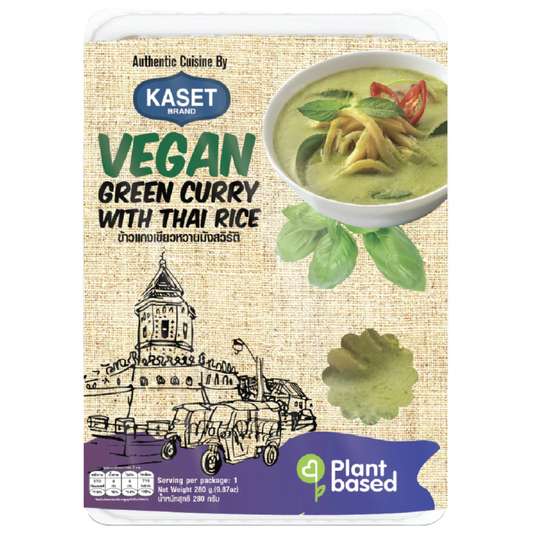 Kaset Ready to Eat Meal Green Curry with Rice