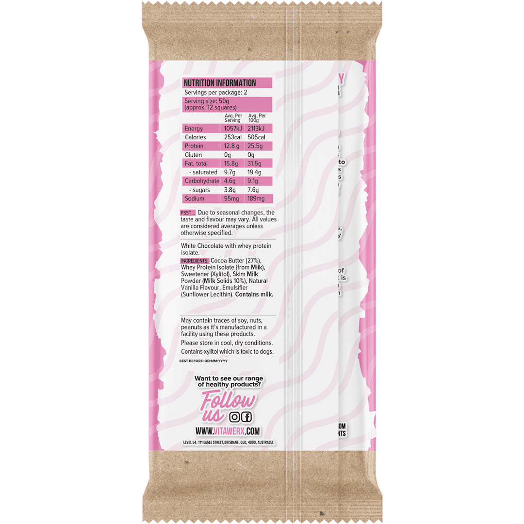 Vitawerx Protein White Chocolate Bar