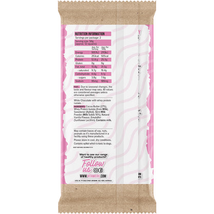 Vitawerx Protein White Chocolate Bar