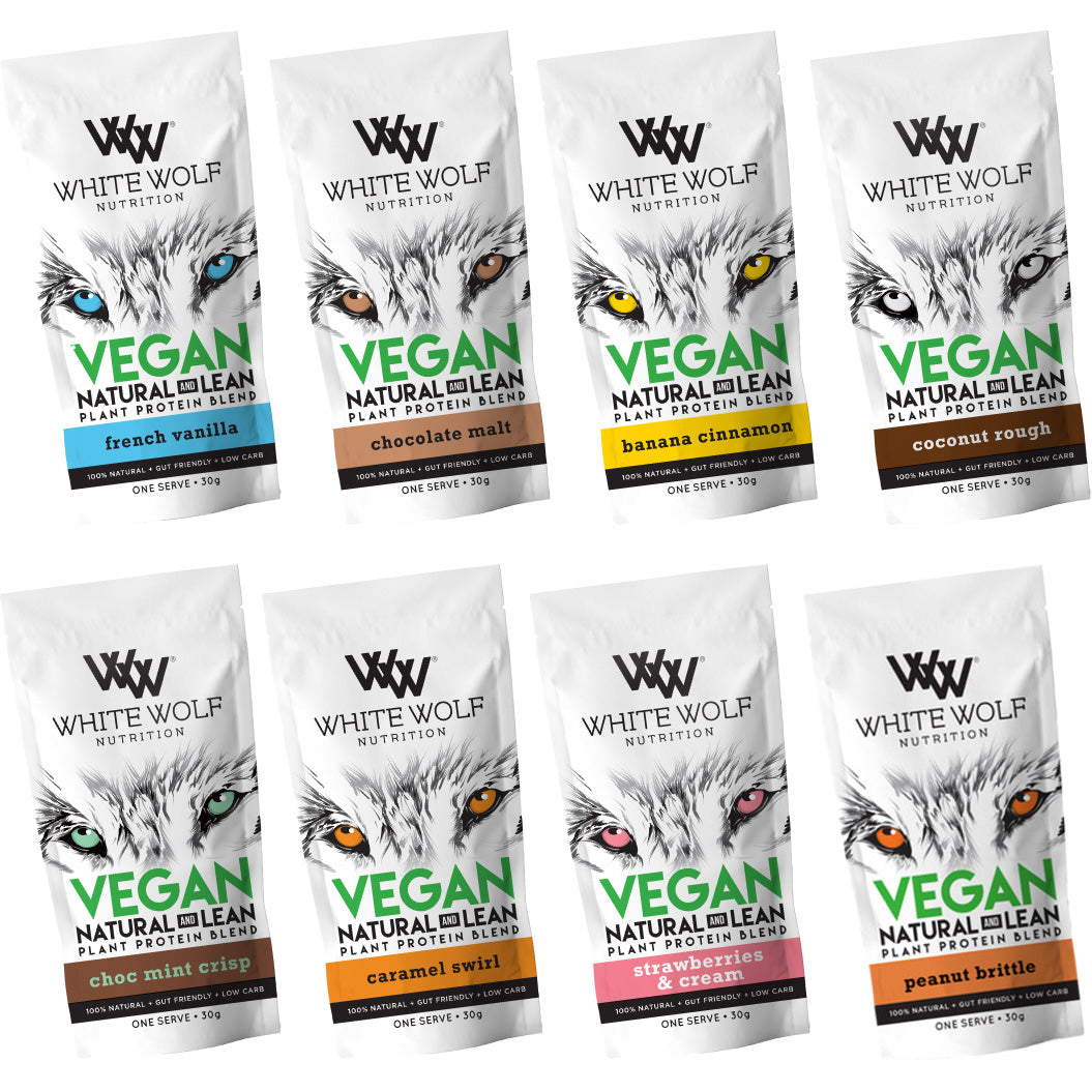 White Wolf Vegan Natural And Lean Plant Protein Blend
