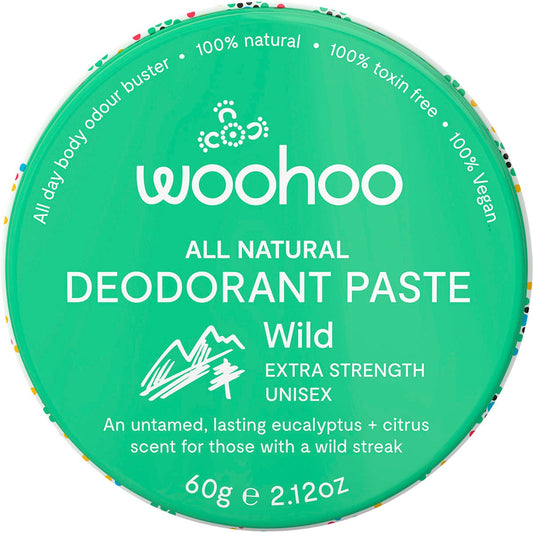Woohoo All Natural Deodorant Paste Extra Strength (Wild)