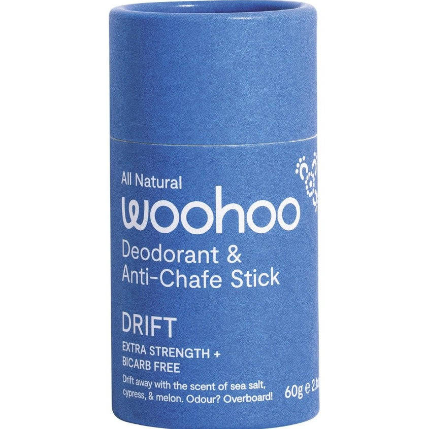 Woohoo Deodorant & Anti-Chafe Stick (Drift)