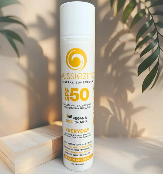 Aussiezinc Mineral Sunscreen SPF50 Everyday