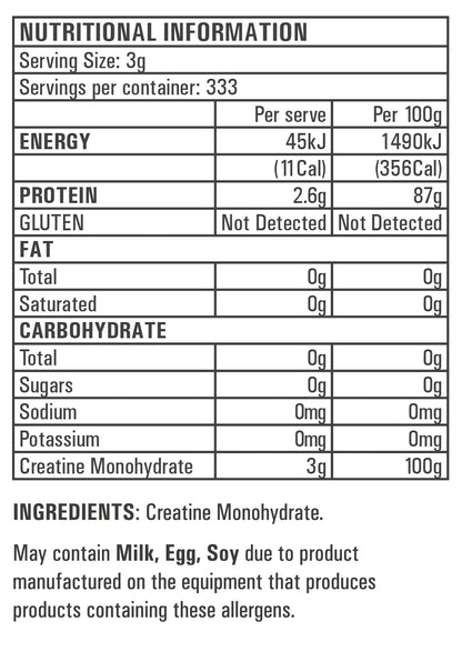 Gen-Tec Micronised Creatine Monohydrate