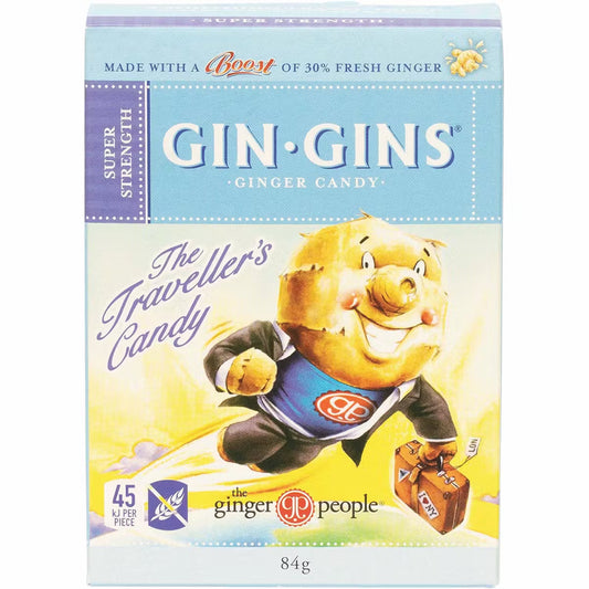The Ginger People Gin Gins Super Strength Ginger Candy