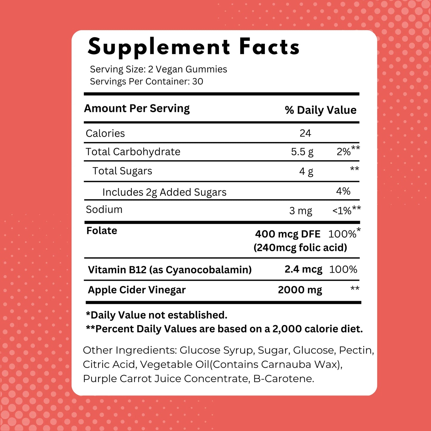 The Gummy Lab Keto+ Apple Cider Vinegar Gummies