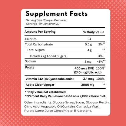 The Gummy Lab Keto+ Apple Cider Vinegar Gummies