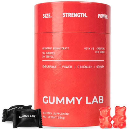 The Gummy Lab Creatine Individually Wrapped Gummies