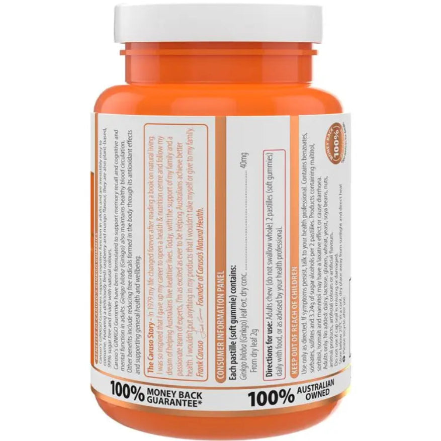 Carusos Ginkgo Gummies