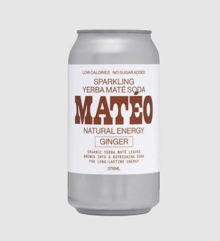 Mateo Sparkling Yerba Mate Soda Cans