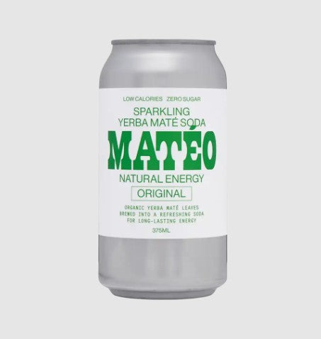 Mateo Sparkling Yerba Mate Soda Cans