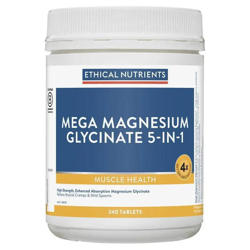 Ethical Nutrients Mega Magnesium Glycinate 5-In-1