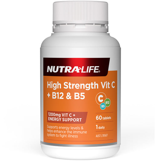 Nutra-Life High Strength Vitamin C + B12 & B5