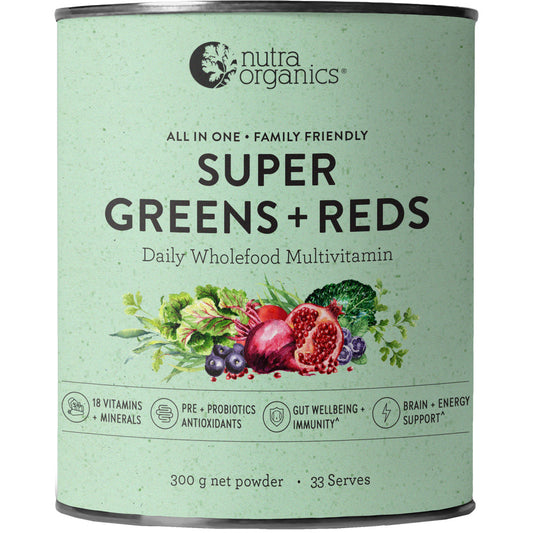 Nutra Organics Super Greens + Reds