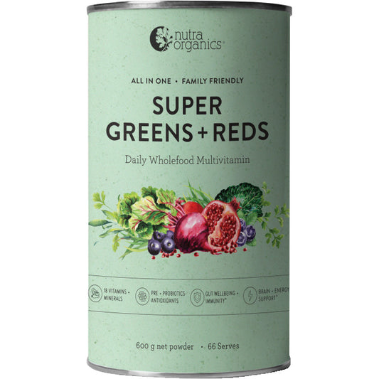 Nutra Organics Super Greens + Reds