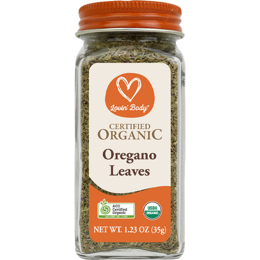 Lovin' Body Certified Organic Oregano Leaves