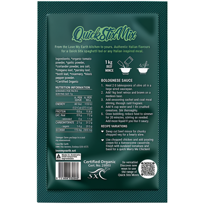 Love My Earth Bolognese Organic Recipe Base