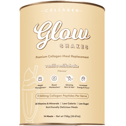 The Collagen Co. Glow Shakes Collagen Meal Replacement