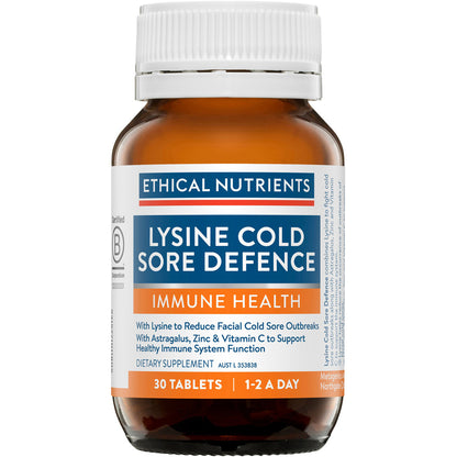 Ethical Nutrients Lysine Viral Cold Sore Defence